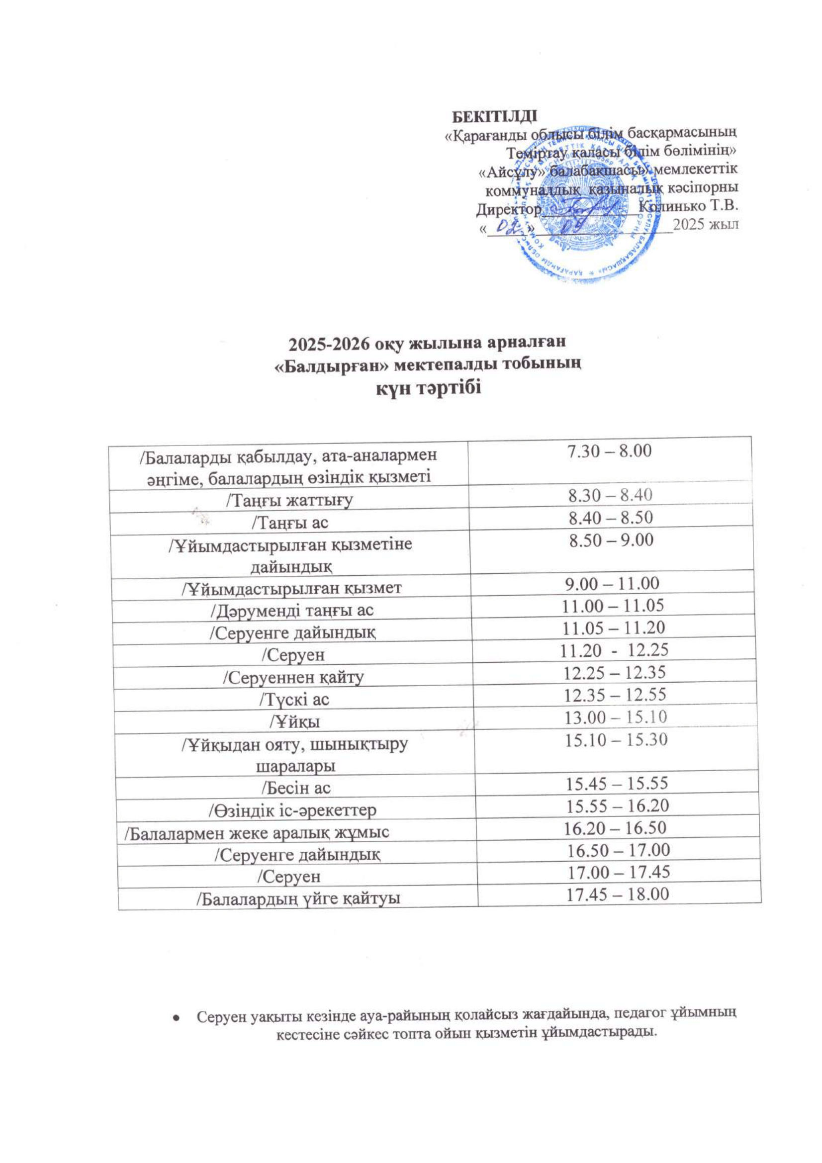 РУП Расписание режим групп для сайта каз. 12