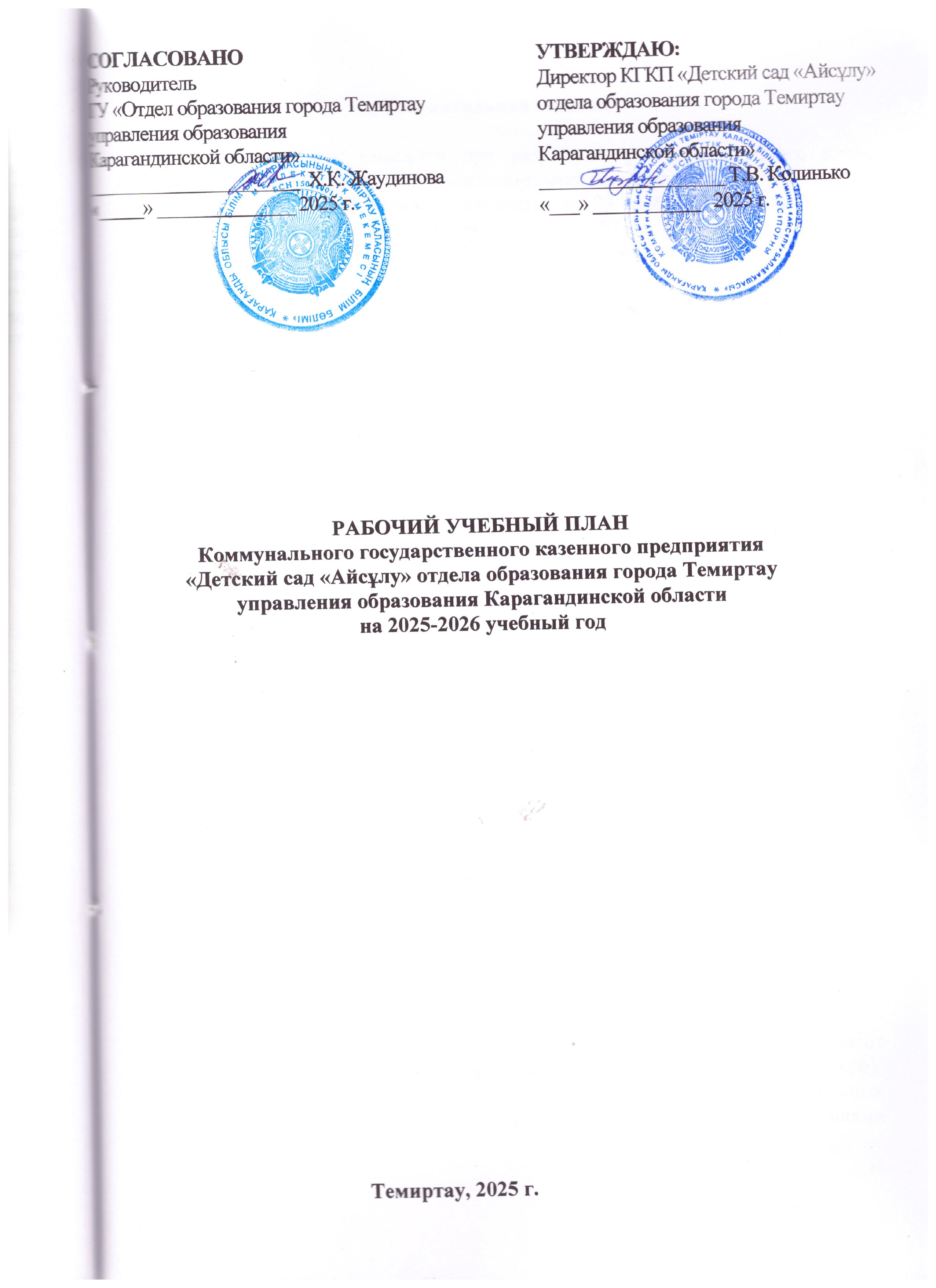 титульник РУП 2025 2026 уч год рус